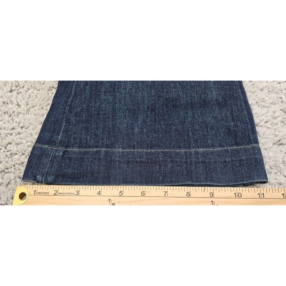 All Saints Womens Flared Jeans Lauren High Waisted Dark Denim Blue Y2K 28 x 31 - Picture 16 of 16